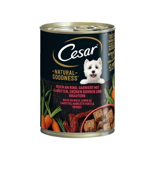 Lily's Kitchen Cibo Umido Per Cani Al Manzo – 6x400 G, Senza Cereali Con Ingredienti Naturali E Miscela Botanica