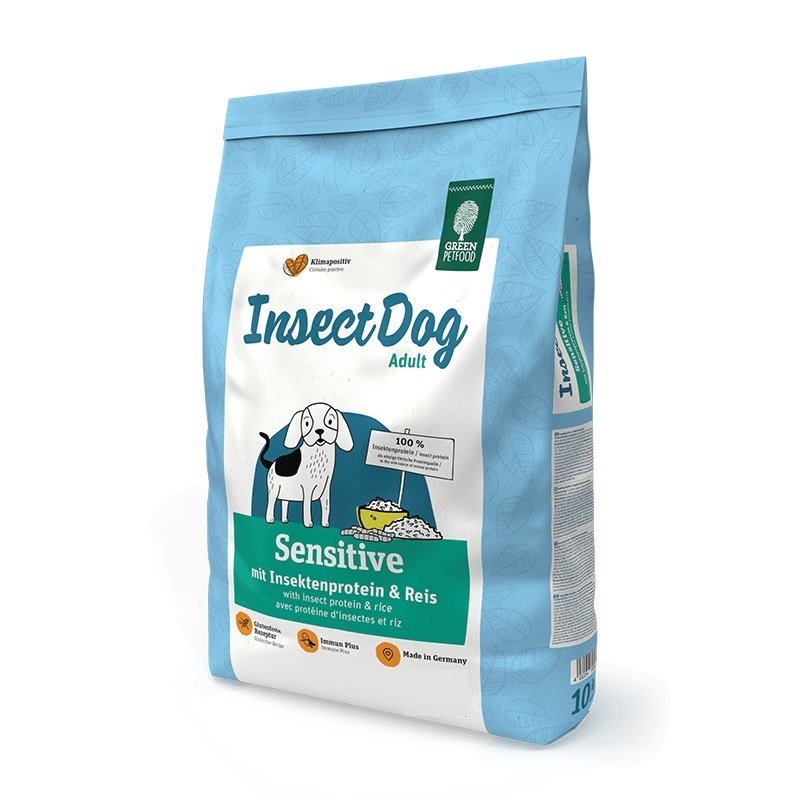 Green Petfood InsectDog Hypoallergen Adult - Getreidefreies Trockenfutter für ausgewachsene