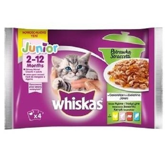 WHISKAS Junior Dolcetti Al Latte Per Gattino 55g - La Confezione Può Variare