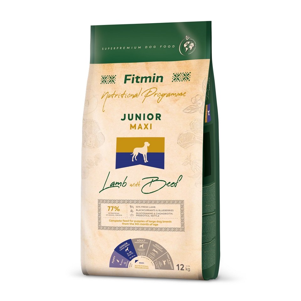 Fitmin Purity Dog GF Adult Mini Beef – Getreidefreies Hundetrockenfutter, 0,8 Kg, Mit Frischem Rindfleisch