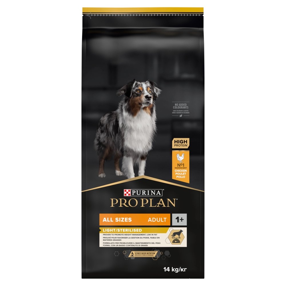 PURINA PRO PLAN Light Sterilised All Sizes Adult 14kg - Fera24.it