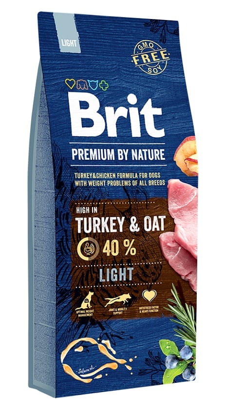 BRIT Premium By Nature Turkey and Oat Light 15kg