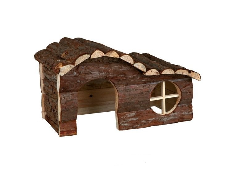 Casetta In Legno Per Conigli Trixie - 40x20x23 Cm Con Tetto Riposabile