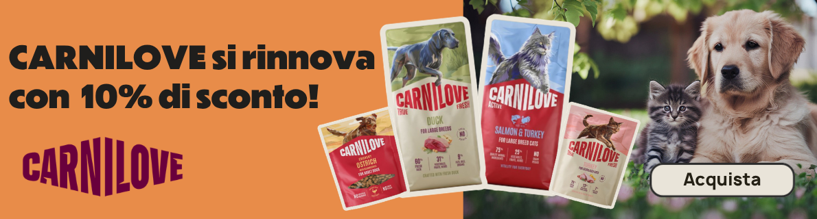 CARNILOVE si rinnova con  10% di sconto!