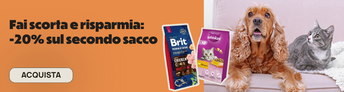 Fai scorta e risparmia: -20% sul secondo sacco