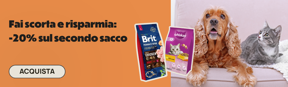 Fai scorta e risparmia: -20% sul secondo sacco