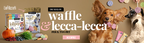 DR MALOU waffle e lecca-lecca liofilizzati