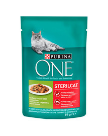 PURINA ONE Sterilcat con tacchino 85g cibo umido per gatti sterilizzati