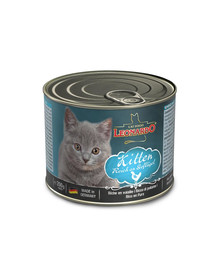 LEONARDO Quality Selection Kitten cibo umido per gattini con pollame 200g