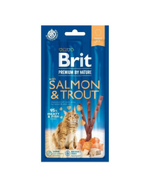 BRIT Premium by Nature Cat Sticks Salmon&Trout 15 g