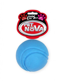 PET NOVA DOG LIFE STYLE Pallina da tennis 5cm, blu, aroma di manzo