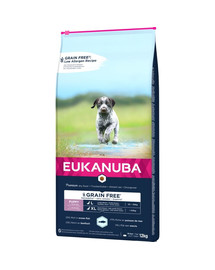 EUKANUBA Grain Free cibo per cuccioli di razza grande 12 kg