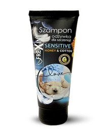 FREXIN Shampoo e balsamo per cuccioli sensibili miele e cotone 220 g