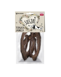 PAKA ZWIERZAKA Suszki Trachea di agnello 100 g di crocchette per cani essiccate