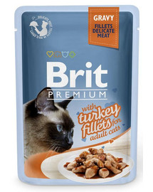 BRIT Premium Fillets in Gravy tacchino 24 x 85 g
