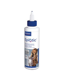 VIRBAC Epi-Otic Liquido per la pulizia delle orecchie di cani e gatti 125 ml