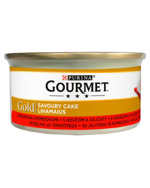 GOURMET Torta salata Gold con manzo e pomodori 85 g