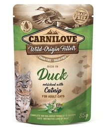 CARNILOVE Cat duck & catnip 24 x 85 g