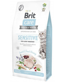 BRIT Care Grain-free Insect&herring sensitive 7 kg con gli insetti per un gatto