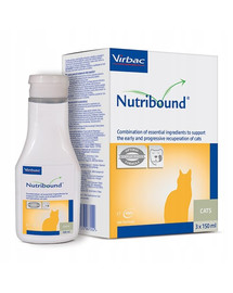 VIRBAC Nutribound Soluzione orale per gatti in convalescenza 3 x 150 ml