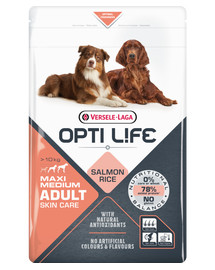 VERSELE-LAGA Adult Skin Care Medium & Maxi - Alimento per adulti per cani di taglia media e grande con pelle sensibile 12,5 kg