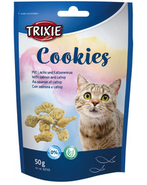 TRIXIE Cookies con salmone e catnip 50 g