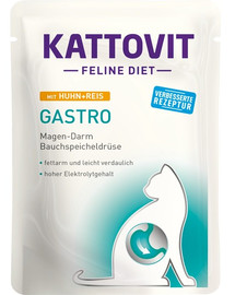 KATTOVIT Feline Diet Gastro Pollo e riso 85g