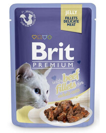 BRIT Premium Fillets in Jelly bustine di gelatina per gatti 24 x 85g