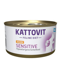 KATTOVIT Feline Diet Sensitive Pollo 85g