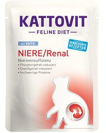 KATTOVIT Feline Diet Renal Anatra 85g