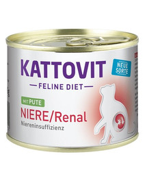 KATTOVIT Feline Diet Renal Tacchino 185g