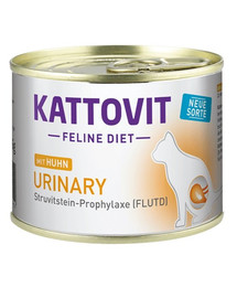 KATTOVIT Feline Diet Urinary Pollo 185g