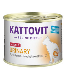KATTOVIT Feline Diet Urinary Agnello 185g