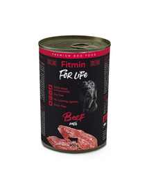 FITMIN For Life dog pate Paté di manzo per cani 400 g