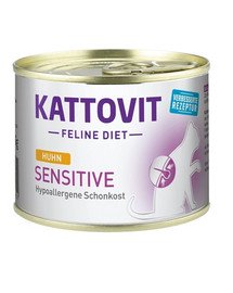 KATTOVIT Feline Diet Sensitive Pollo 185g
