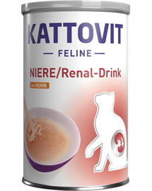 KATTOVIT Feline Diet Renal Drink con pollo 135ml