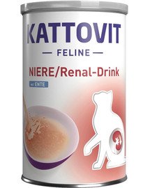 KATTOVIT Feline Diet Renal Drink con anatra 135ml