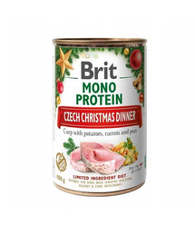 BRIT Mono Protein Christmas Dinner carpa 400 g