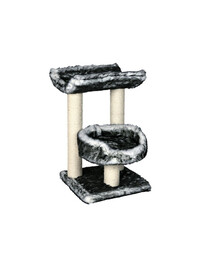 TRIXIE Tiragraffi per gatti "Isaba" 62 cm nero / bianco
