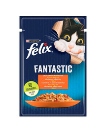 FRISKIES FANTASTIC Gelatina di pollo e pomodoro 85g cibo umido per gatti