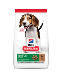HILL'S Science Plan Puppy <1 Medium breed cibo secco con riso e agnello 14 kg