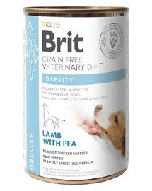 BRIT Veterinary Diet Obesity Lamb&Pea 400g