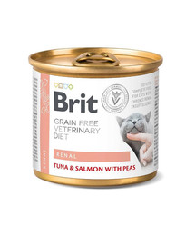 BRIT Veterinary Diet Renal Tuna&Salmon&Pea 200g