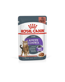 ROYAL CANIN Appetite Control Gravy 24x85 g Cibo umido per gatti adulti con un appetito eccessivo