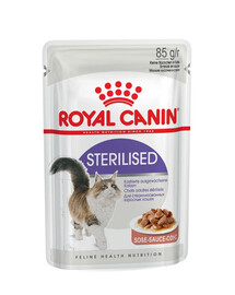ROYAL CANIN Sterilised 24 x 85g cibo umido in salsa per gatti adulti sterilizzati