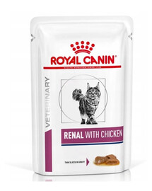 ROYAL CANIN Renal Feline pollo 48 x 85 g