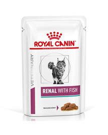 ROYAL CANIN Renal Feline Fish 48 x 85g cibo umido per gatti con insufficienza renale cronica