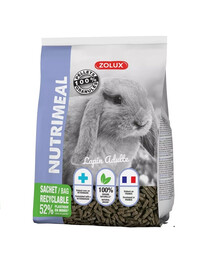 ZOLUX NUTRIMEAL 3 pellet per conigli adulti 800g