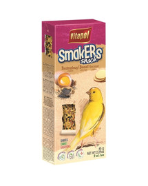 VITAPOL Smakers Pan di Spagna con semi di papavero per canarini 2 pz. 50 g