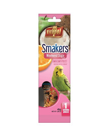 VITAPOL Smacker per parrocchetti ondulati - Frutta 45 g